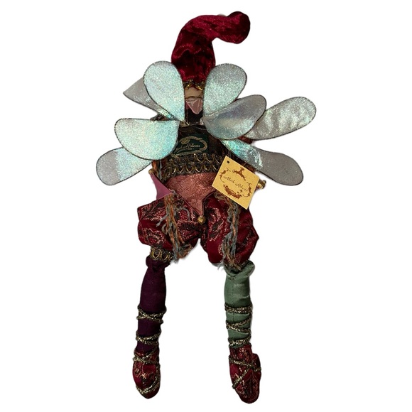 Set of 2 Mark Robert’s Limited Edition 2001 Victorian Woodland Santa Fairies - Picture 7 of 12